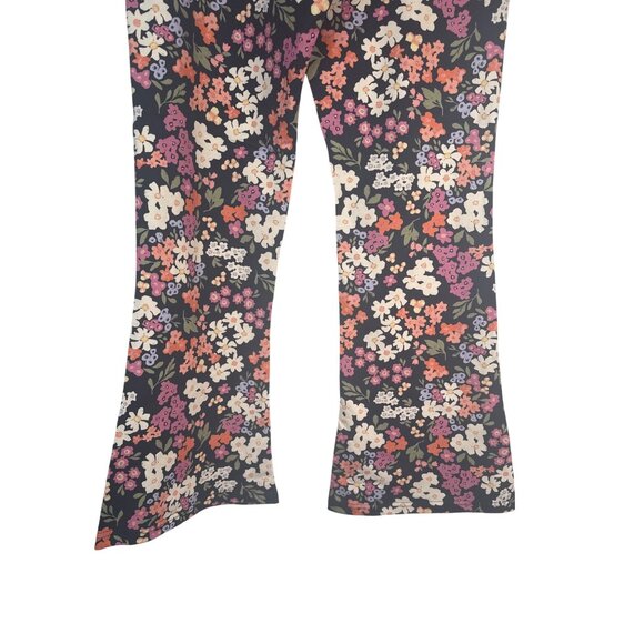 Princess Highway Size 8 Organic Cotton Floral Natalie Navy Flared Pant NWT - Picture 10 of 13